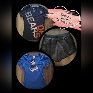 Chicago Bears/Cubs Woman's Set (3 Piece)